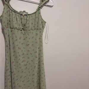 Hippie Rose Green Floral Top